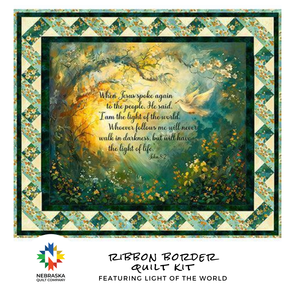 Light of the World Quilt Kit - Nebraska Quilt Company - Light of the World Quilt Kit