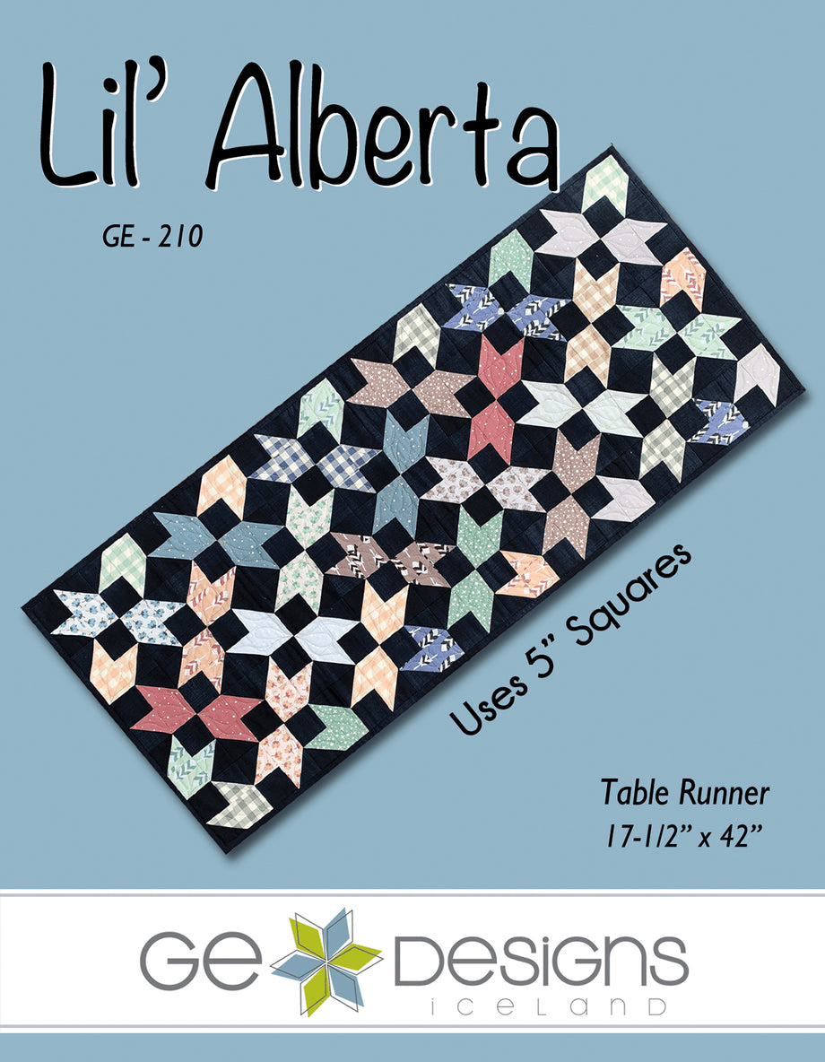 Lil' Alberta Table Runner Pattern - Nebraska Quilt Company - PUB2501610