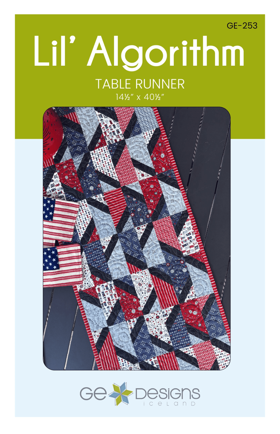 Lil' Algorithm Table Runner Pattern - Nebraska Quilt Company - Lil' Algorithm Table Runner Pattern