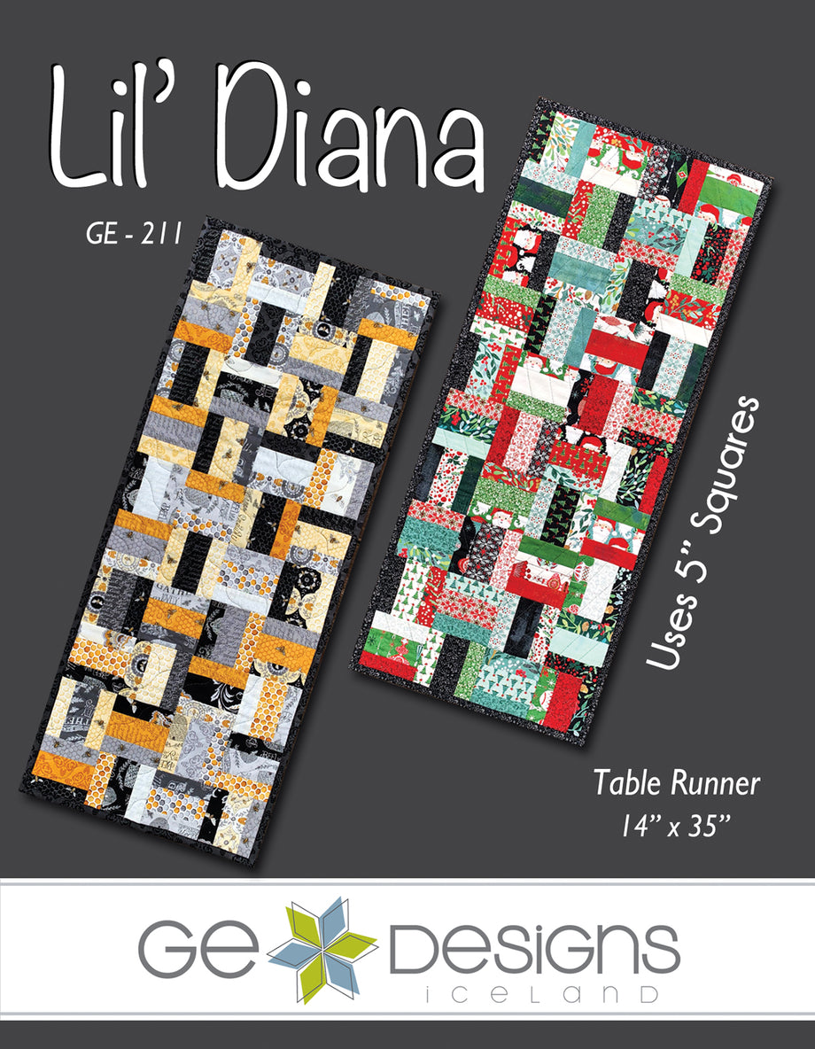 Lil' Diana Table Runner Pattern - Nebraska Quilt Company - PUB2501611