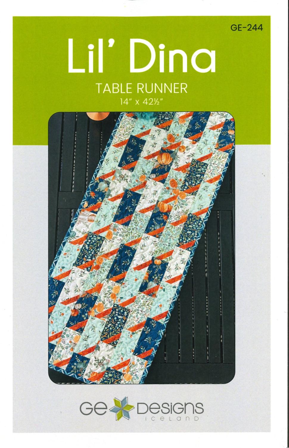 Lil' Dina Table Runner Pattern - Nebraska Quilt Company - PUB2501988