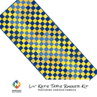 Lil' Katie Table Runner Kit Featuring Various Batiks - Nebraska Quilt Company - K2501545