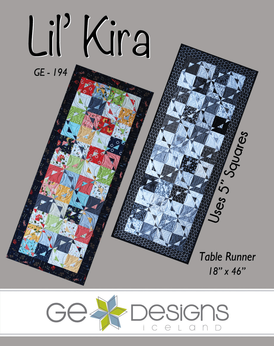 Lil' Kira Table Runner Pattern - Nebraska Quilt Company - PUB2501613