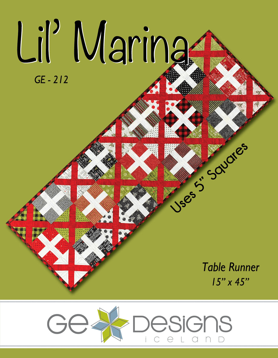 Lil' Marina Table Runner Pattern - Nebraska Quilt Company - PUB2501614