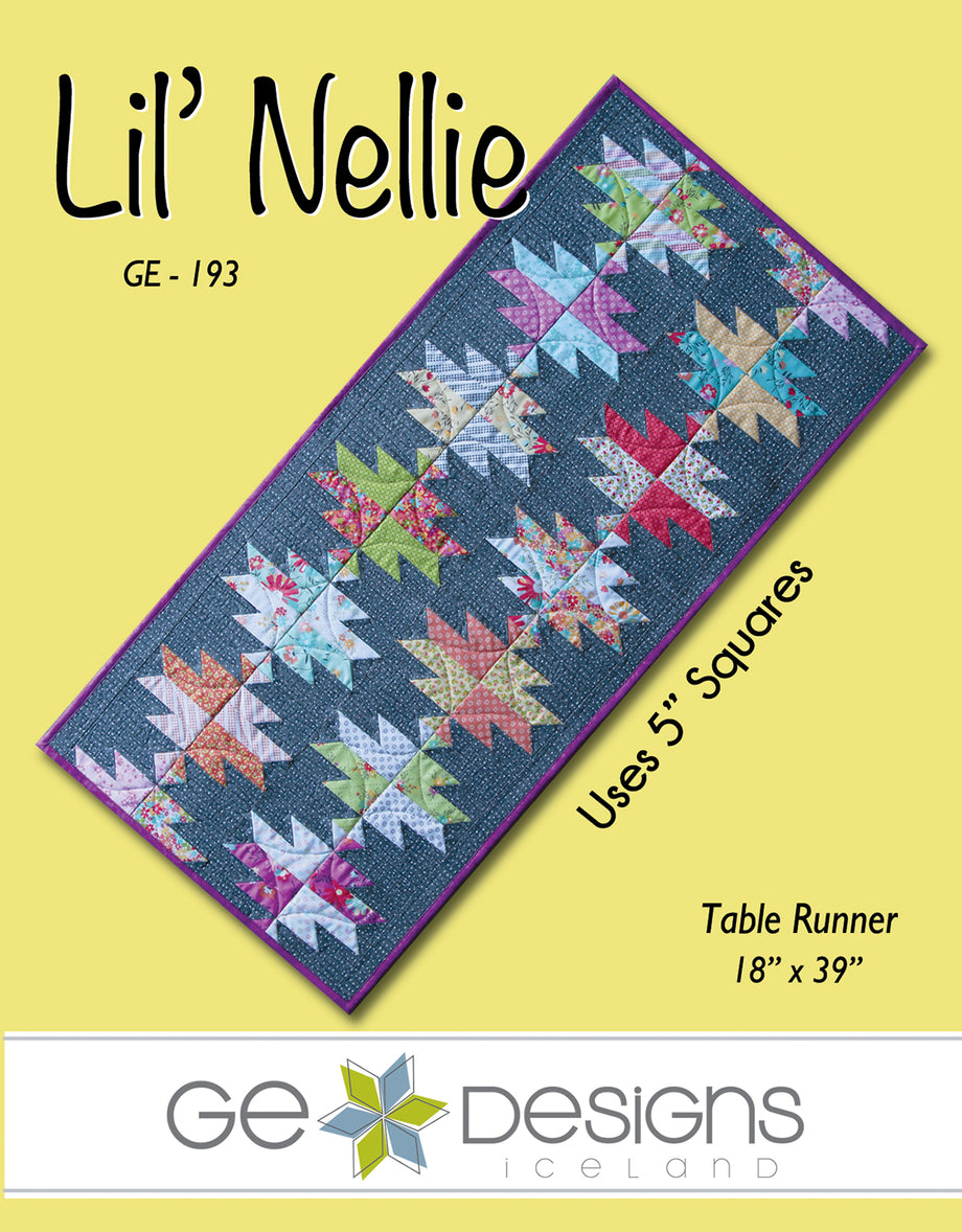 Lil' Nellie Table Runner Pattern - Nebraska Quilt Company - PUB2501616