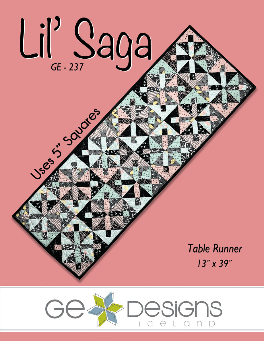 Lil' Saga Table Runner Pattern - Nebraska Quilt Company - PUB2501617