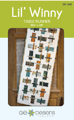 Lil' Winny Table Runner Quilt Kit featuring Abandoned and Storybook - Nebraska Quilt Company - Lil' Winny Table Runner Quilt Kit featuring Abandoned and Storybook