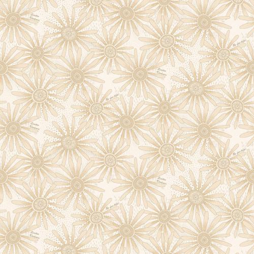 Linen Closet Happy Daisy White Wash - 2622 - 30 - Henry Glass & Co. - Nebraska Quilt Company - F2401048