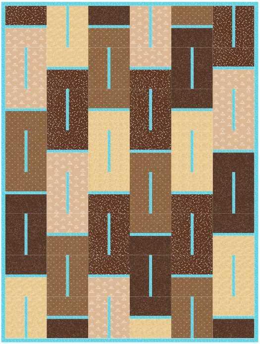 Long Johns Quilt Pattern PDF Digital Download - Nebraska Quilt Company - PUB2401265