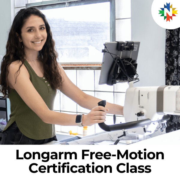 Longarm Rental Certification Class - Free Motion - Nebraska Quilt Company - LARCFM1