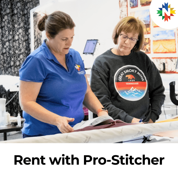 Longarm Rental Pro - Stitcher - 2 Hour Minimum - Nebraska Quilt Company - LARPS2