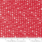 Love Blooms Arrow Stripes Rose Red - 5222 12 - Moda Fabrics - Nebraska Quilt Company - F2400608