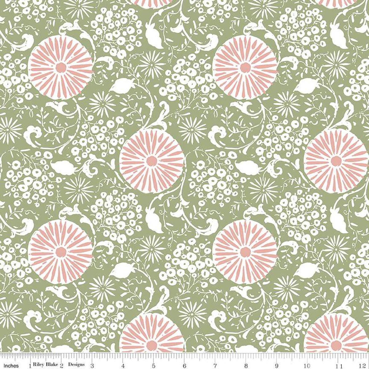 Love Me More Botanical Green - C15631 - GREEN - Riley Blake Designs - Nebraska Quilt Company - F2401190