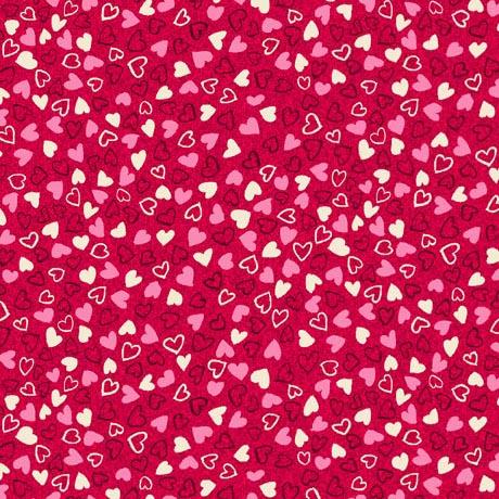 Love Struck Small Hearts Red - 30780 - R - QT Fabrics - Nebraska Quilt Company - F2400845