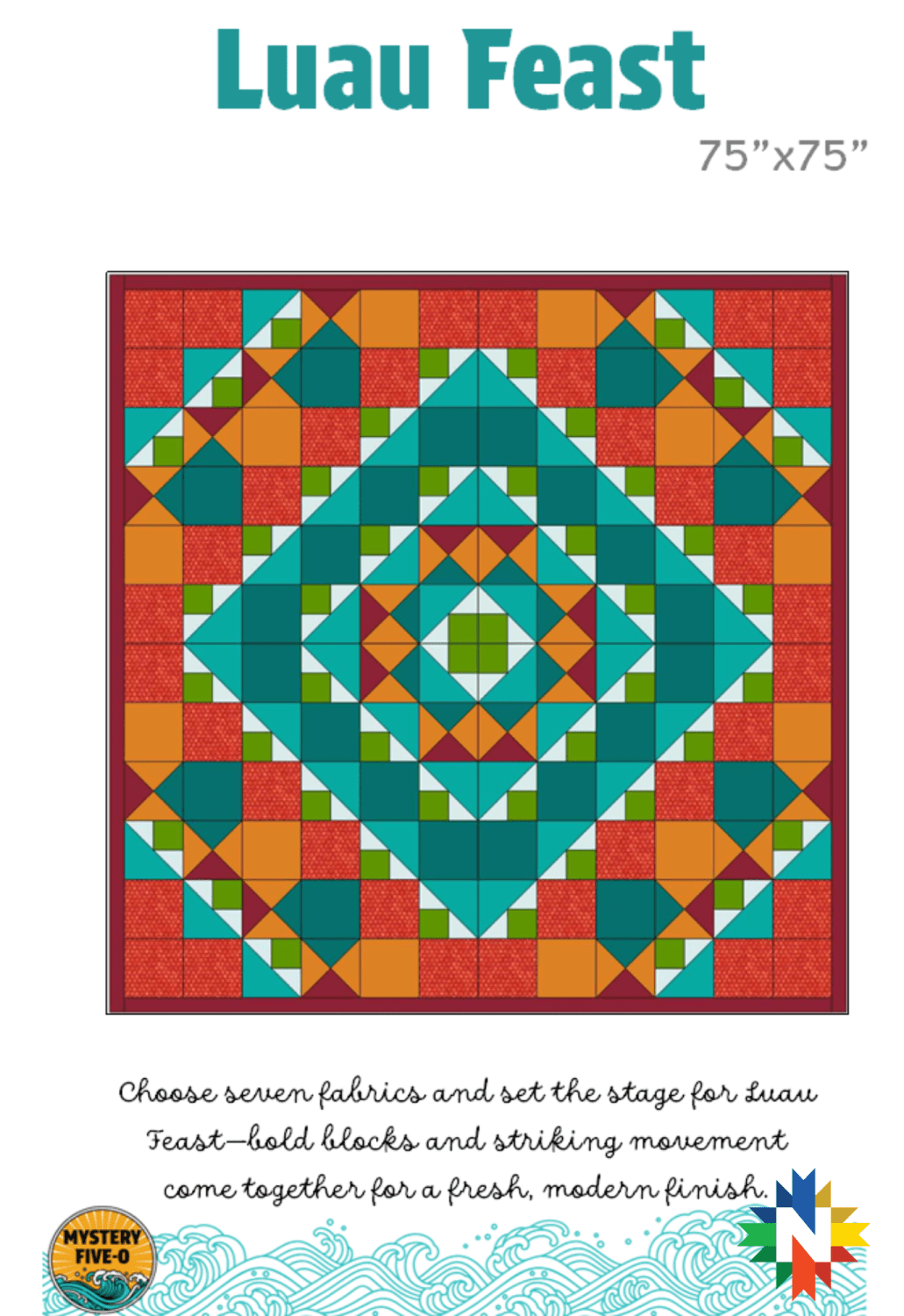 Luau Feast Pattern - Nebraska Quilt Company - PUB261260
