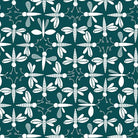 Lucky Bugs Get Your Bugs in a Row Dark Teal Green - 16554 - 85 - Benartex - Nebraska Quilt Company - F2501675