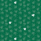 Lucky Bugs Lady Lucky Bug Dark Forest Green - 16555 - 46 - Benartex - Nebraska Quilt Company - F2501678