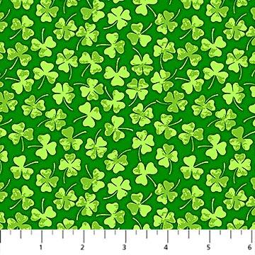 Lucky Lucky Leaves Irish Green - 10529 - 74 - Patrick Lose Fabrics - Nebraska Quilt Company - Lucky Lucky Leaves Irish Green - 10529 - 74 - Patrick Lose Fabrics
