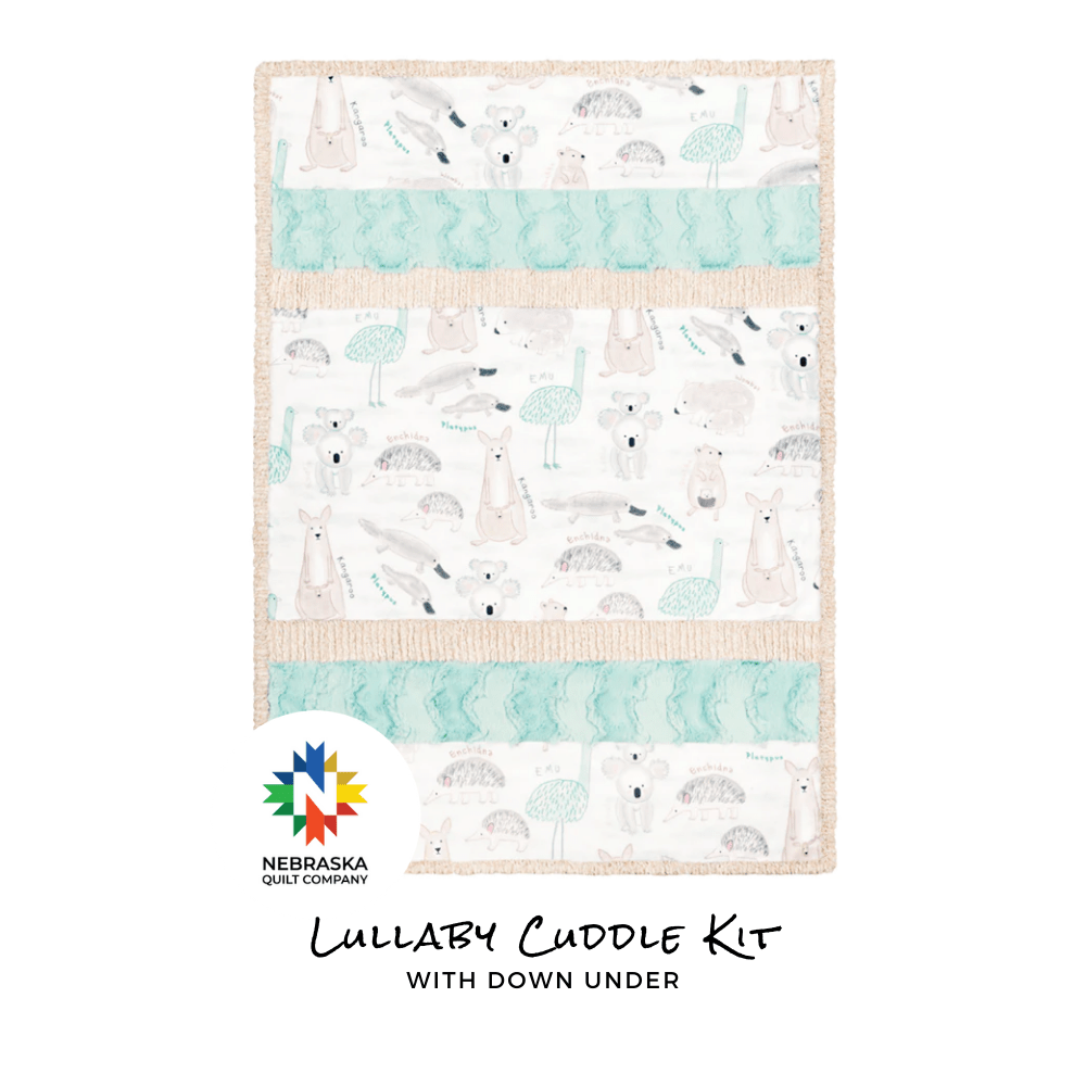 Lullaby Cuddle Kit Down Under - Nebraska Quilt Company - K08874