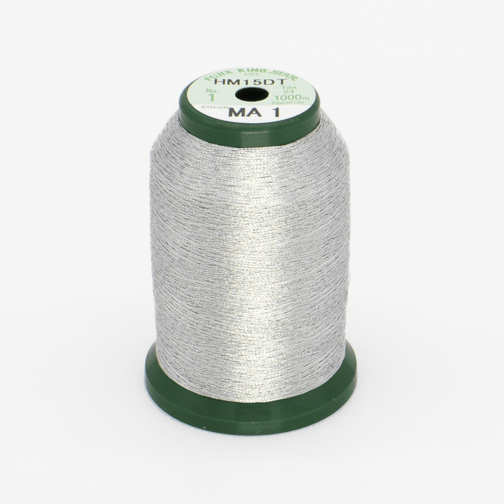MA1 Aluminum Metallic 40wt Kingstar Thread 1000M - Nebraska Quilt Company - F261725