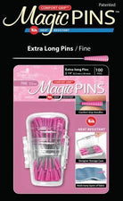 Magic Pins Extra Long Fine 100 Count - Nebraska Quilt Company - N15598