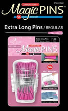 Magic Pins Extra Long Regular 100 Count - Nebraska Quilt Company - NOT00082