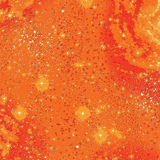 Magical Basics Magic Orange - 15280-36 - Benartex - Nebraska Quilt Company - F261713