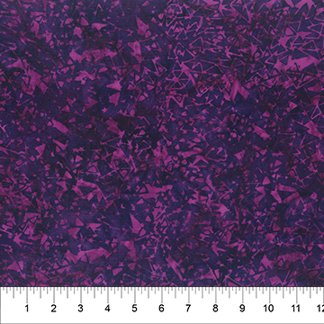 Makisu Triangle Toss - Deep Violet - 83274 - 87 - Banyan Batiks - Nebraska Quilt Company - F08796