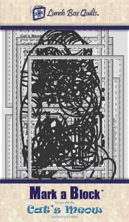 Mark - A - Block Cat's Meow Machine Embroidery Templates - Nebraska Quilt Company - N19383
