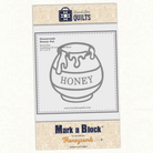 Mark - A - Block Honeycomb Machine Embroidery Template - Nebraska Quilt Company - N261196