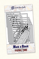 Mark - A - Block Picnic Time Machine Embroidery Template - Nebraska Quilt Company - N261201