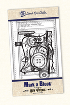 Mark - A - Block Sew Vintage Machine Embroidery Template - Nebraska Quilt Company - N19380