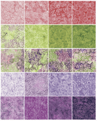 Meadow Hues 2.5" Strips Multi 40 Pieces - Nebraska Quilt Company - PC2403199
