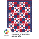 Merry & Bright Quilt Kit Featuring Various Fabrics - Nebraska Quilt Company - K260457