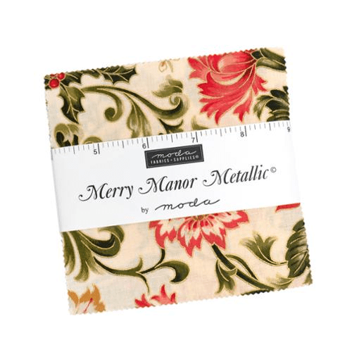 Merry Manor 5" Squares 42 Pieces Multi - Nebraska Quilt Company - PC261205