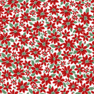 Merry Mix Poinsetta White and Red - MAS11114 - WR - Maywood Studios - Nebraska Quilt Company - F261081