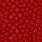 Merry Mix Snowflakes Metallic Red - MASM11115 - R - Maywood Studios - Nebraska Quilt Company - F261090