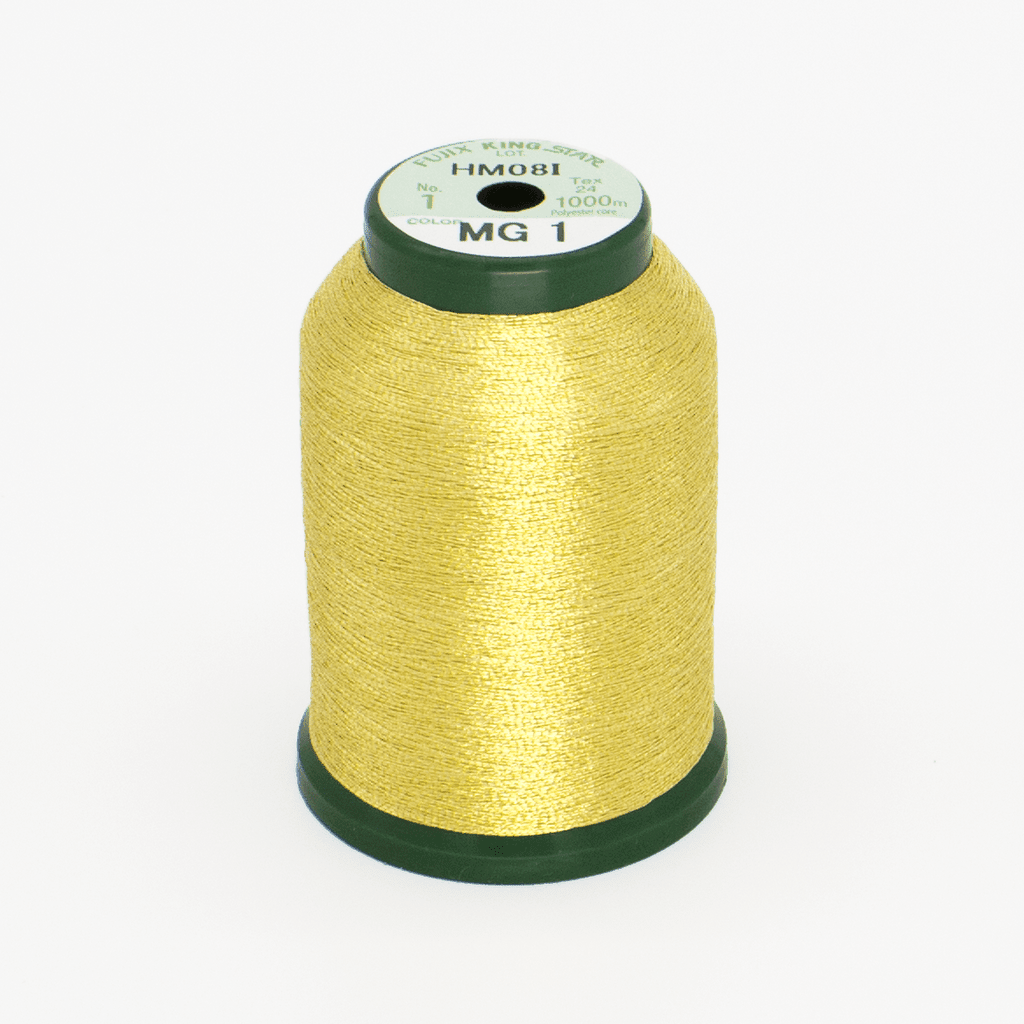 MG1 Gold 2 Metallic 40wt Kingstar Thread 1000M - Nebraska Quilt Company - NT261738