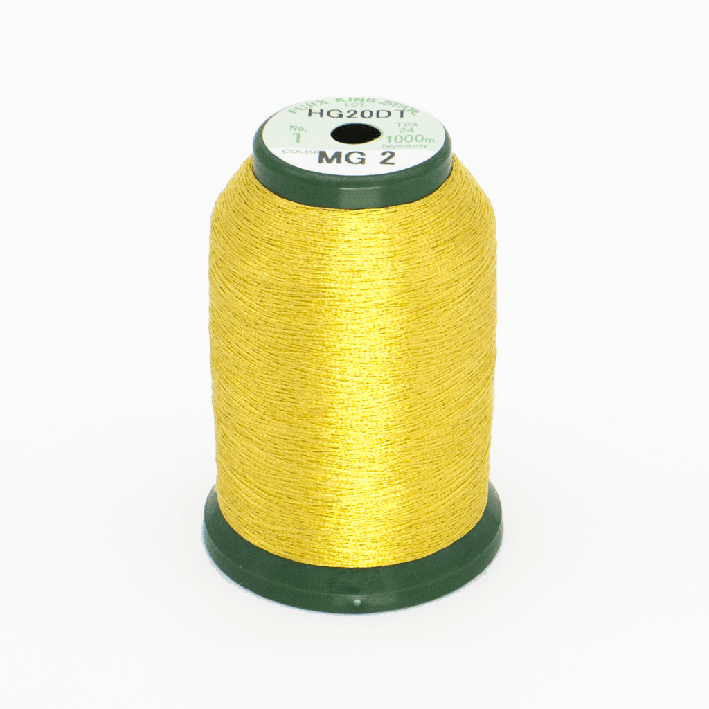 MG2 Gold 3 Metallic 40wt Kingstar Thread 1000M - Nebraska Quilt Company - F261739