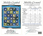 Middle Ground Quilt Pattern - Nebraska Quilt Company - PUB260650