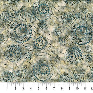 Midnight Savanna II Circle Dot Moss Stone - 83611 - 74 - Northcott - Nebraska Quilt Company - F260627