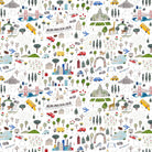 Mini Metropolis Cityscape White - 91189 - 10 - Northcott Fabrics - Nebraska Quilt Company - F251480