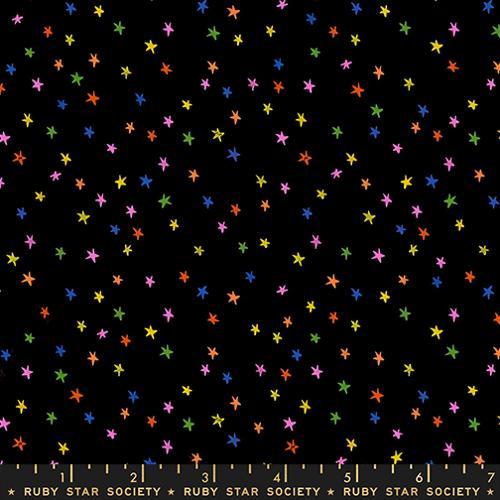 Mini Starry Basics Vivid Rainbow - RS4110 63 - Ruby Star Society - Nebraska Quilt Company - F250063
