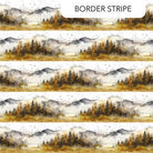 Misty Morning Border Stripe Ochre Multi - DP28648 - 54 - Northcott Fabrics - Nebraska Quilt Company - F251628