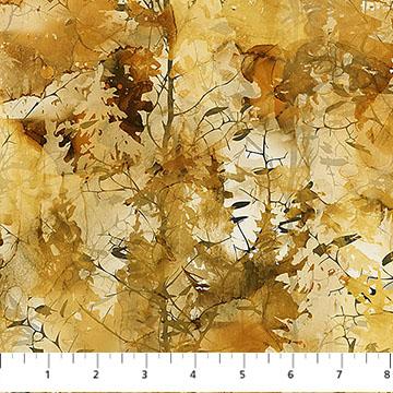 Misty Morning Trees Ochre Multi - DP28650 - 54 - Northcott Fabrics - Nebraska Quilt Company - F251631
