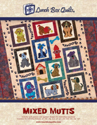Mixed Mutts with CD Machine Embroidery Quilt Pattern - Nebraska Quilt Company - PUB19300