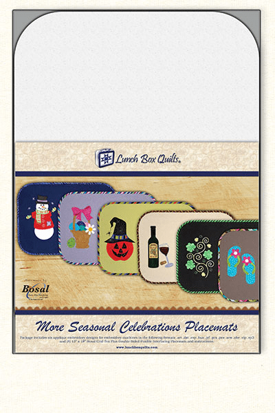 More Seasonal Celerations with 4 Placements for Machine Embroidery - Nebraska Quilt Company - PUB261237