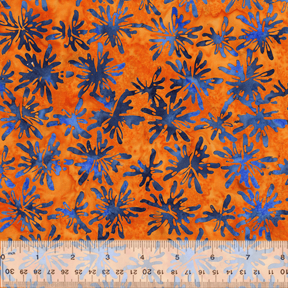 Morocco Blooms Orange - 2601Q - X - Anthology Fabrics - Nebraska Quilt Company - Morocco Blooms Orange - 2601Q - X - Anthology Fabrics