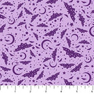 Mr. Bones Sews Moons & Bats Purple - 91078 - 80 - FIGO Fabrics - Nebraska Quilt Company - F2402095