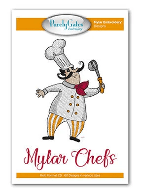 Mylar Embroidery Designs Chefs - CD - Nebraska Quilt Company - PUB2502203